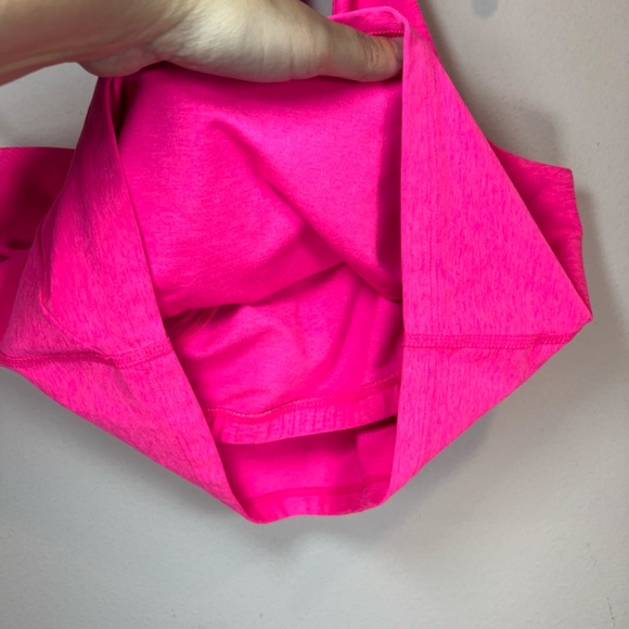 Beyond Yoga Spacedye Lost Your Mind Crop One Shoulder Tank Top Hot Pink Sz Large - Picture 10 of 15